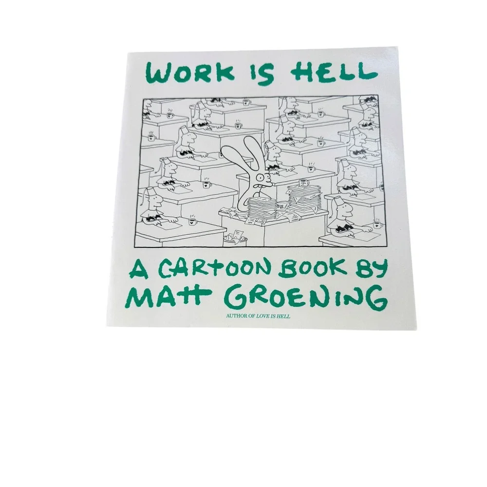 Matt Groening Box Full of Hell 1988 Slipcase Set of 3 Love School Work is Hell